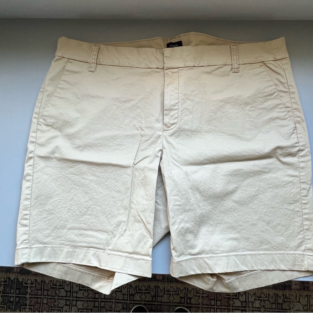 J. Crew Factory Tan Women's 8” Shorts Size 16